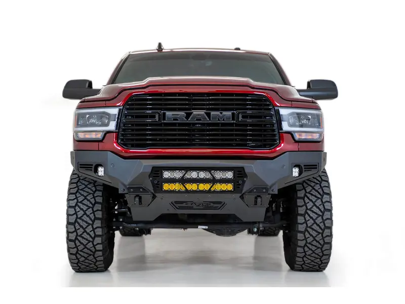 Addictive Desert Designs Bomber Front Bumper For 2019-2023 Ram 2500/3500(Dual 20 Inch Lights) 1