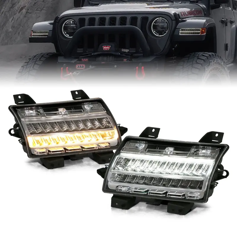 Anzo Usa 511083 Side Marker Light Assembly Fits 18-23 Gladiator Wrangler (Jl) 1