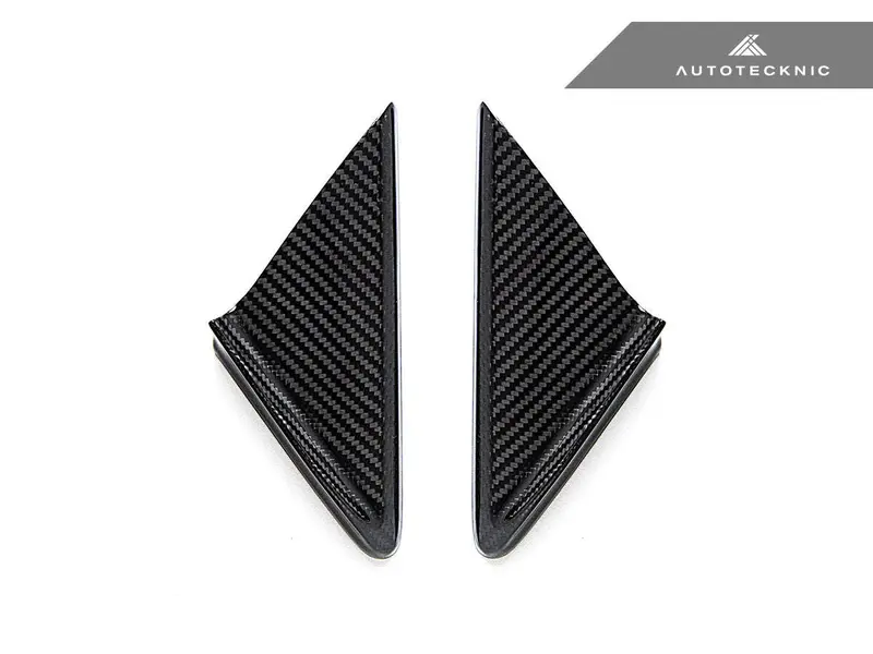 Autotecknic Dry Carbon Side Mirror Wind Deflector Set For Porsche 991 981 718 1