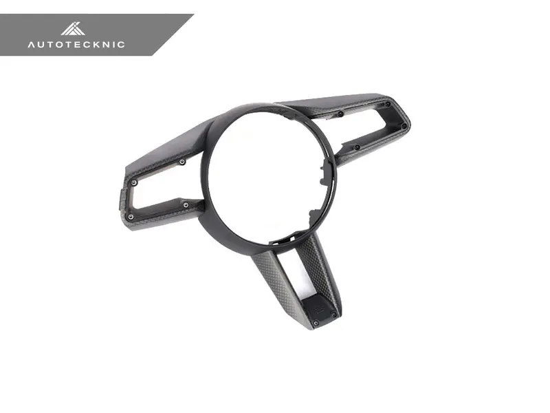 Autotecknic Pr-0045 Carbon Fiber Steering Wheel Trim For Porsche 992 Models 1