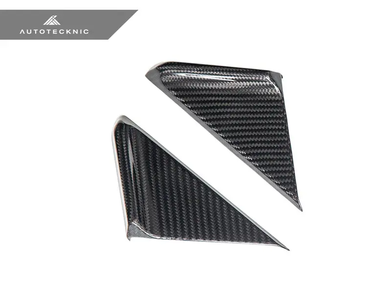 Autotecknic Pr-0047-G Dry Carbon Side Mirror Wind Deflectors For Porsche 992 1