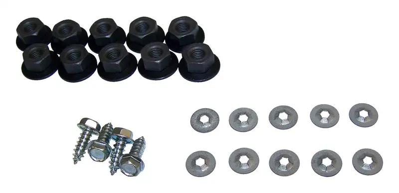 Crown Automotive 5Agrrkit Fender Flare Hardware Kit Fits 84-94 Cherokee (Xj) 1