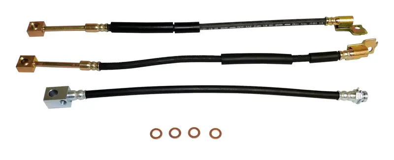 Crown Automotive Bhk4 Brake Hose Kit Fits 87-89 Wrangler (Yj) 1