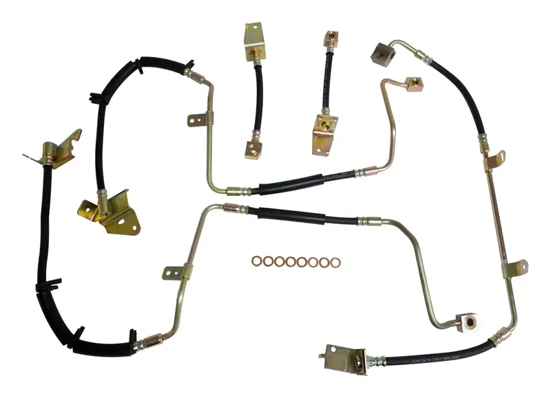 Crown Automotive Bhk8 Brake Hose Kit Fits 99-03 Grand Cherokee (Wj) 1