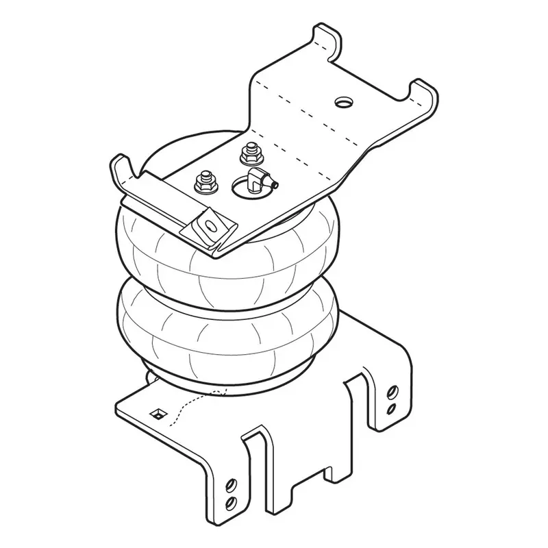 Firestone Ride-Rite 2355 Ride-Rite Air Helper Spring Kit Fits 04-15 Titan 1