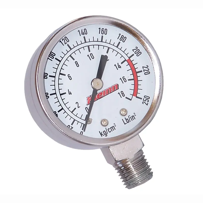 Kleinn Automotive Air Horns 1025 Stem Mount Air Pressure Gauge 1