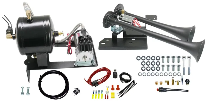Kleinn Automotive Air Horns Gmtrk4 Bolt-On Dual Air Horn System 1