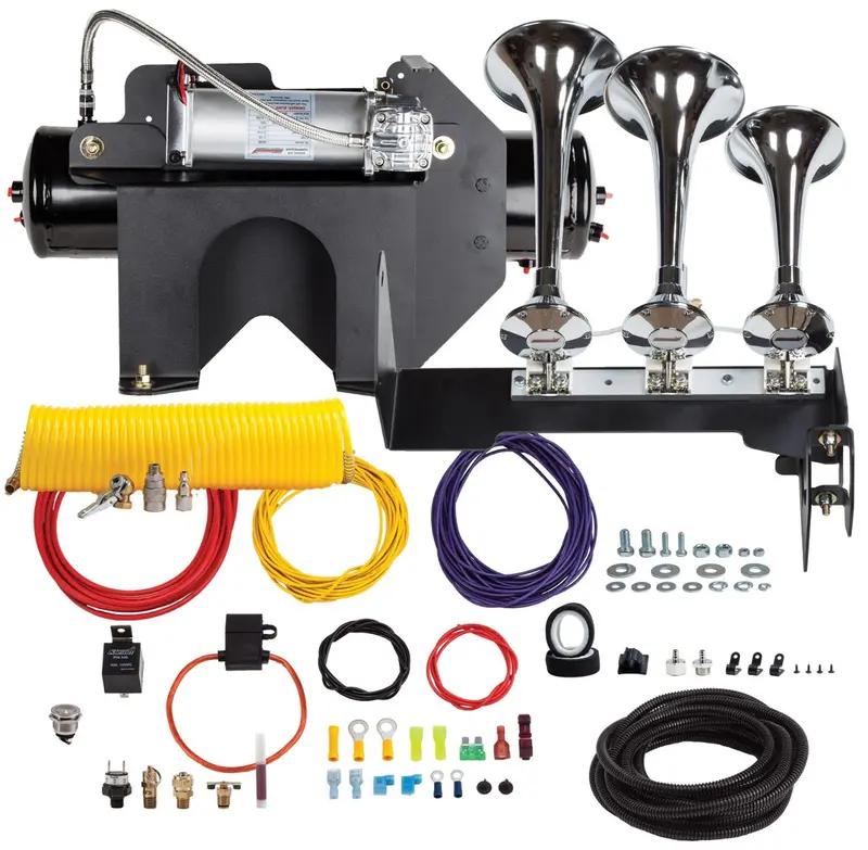 Kleinn Automotive Air Horns Hdkit-634 Train Horn And Onboard Air System W/Horn 1