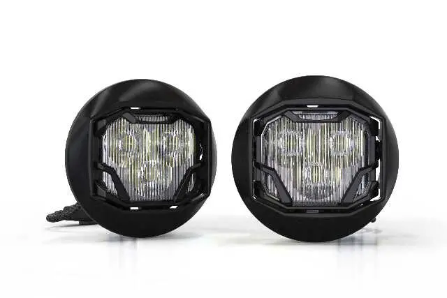 Morimoto 4B-Fog-Gm-1099 Led Fog Light Kit Ncs White Combo Beam Fits 14-15 Sierra 1