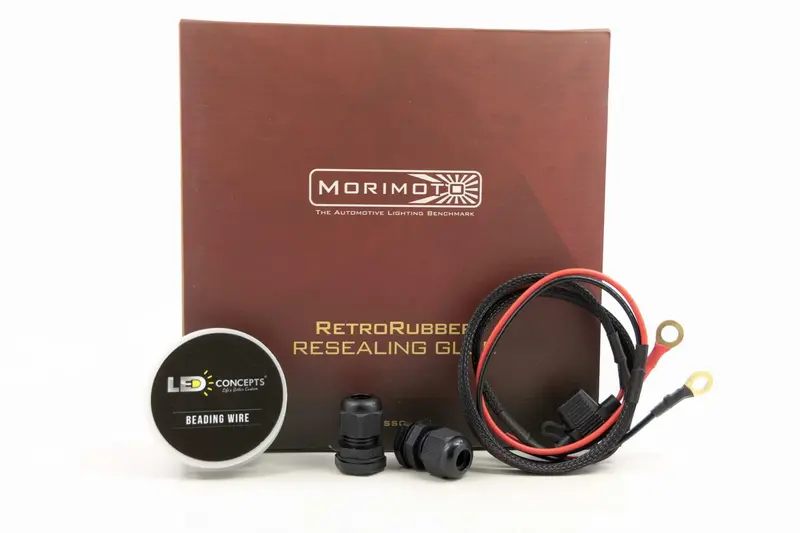 Morimoto A580 Halo Installation Kit 1X Roll Black Install Wire 1
