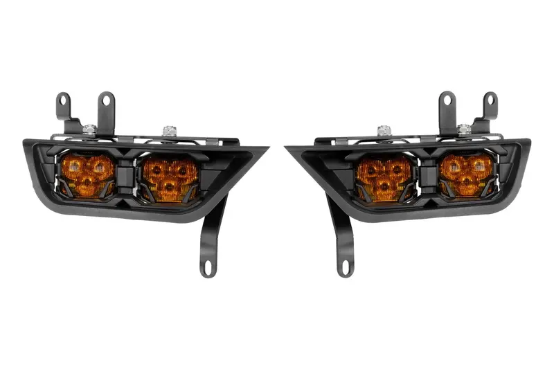 Morimoto Baf071-Kit-Led-N-Y Fog Light Kit Yellow For 21-23 F-150 1