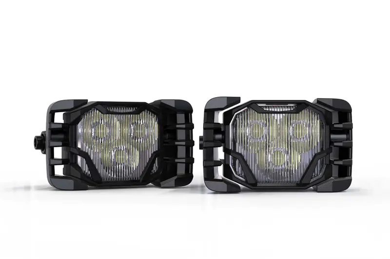 Morimoto Led Fog Light Kit Hxb White Sae Wide Beam Fits 17+ Super Duty 1
