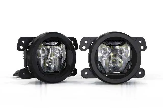 Morimoto Led Fog Light Kit Ncs White Combo Beam Fits 14-17 Cherokee 1