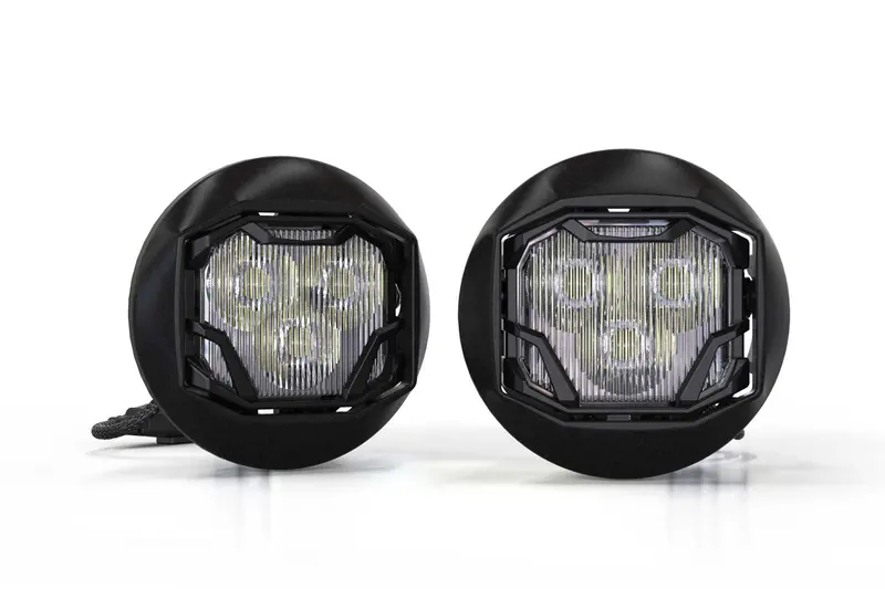 Morimoto Led Fog Light Kit Ncs Yellow Combo Beam Fits 14-15 Sierra 1