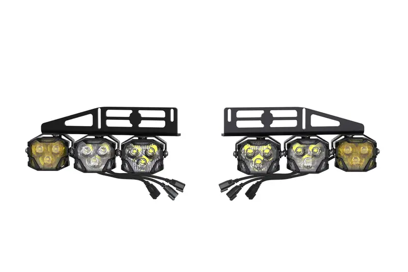 Morimoto Led Fog Light Kit Ncs Yellow Wide / Combo / Spot Fits 15-20 Ford Raptor 1