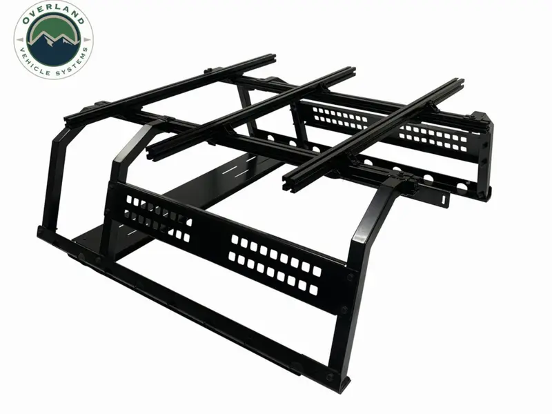 Overland Vehicle Systems Discovery Rack Kit With Side Cargo Plates And Front Cargo Tray System 1