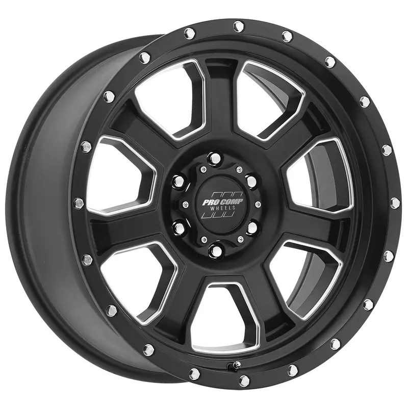 Pro Comp Wheels 5143-7983 Sledge Series 43 Satin Black Finish 1