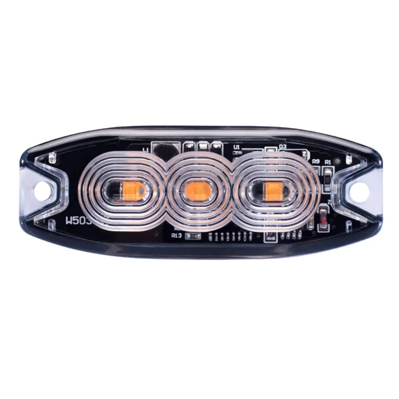 Race Sport Rs3020asp Amber Strobe  3-Led Ultra Thin Style Marker Strobes 1