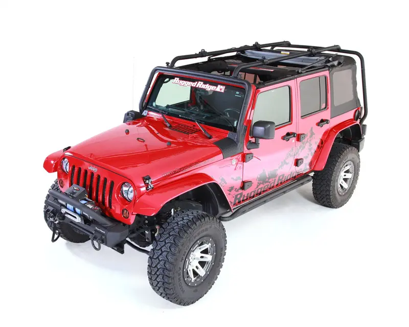 Rugged Ridge 11703.02 Sherpa Roof Rack Fits 07-18 Wrangler (Jk) 1