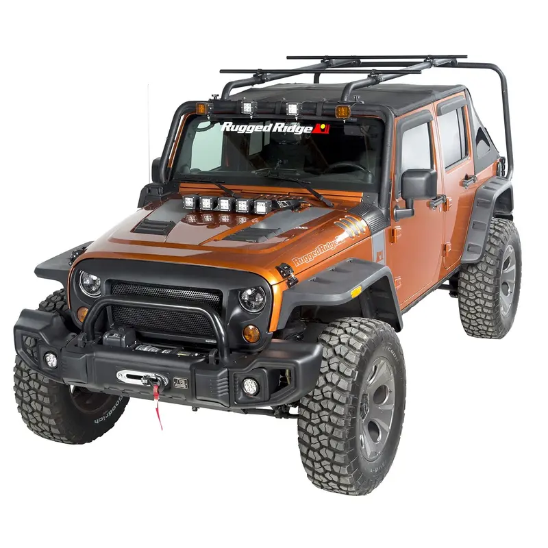 Rugged Ridge 11703.22 Sherpa Roof Rack Kit Fits 07-18 Wrangler (Jk) 1