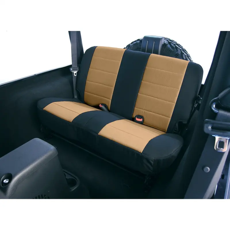 Rugged Ridge 13281.04 Custom Fit Poly-Cotton Seat Cover Fits 97-02 Wrangler (Tj) 1