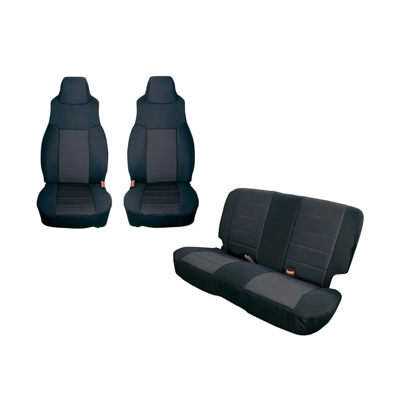 Rugged Ridge 13292.01 Seat Cover Kit Fits 97-02 Wrangler (Tj) 1