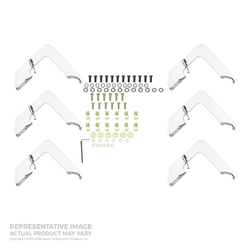 Westin 23-73920 E-Series 3 Round Nerf Step Bars Fits 15 F-150 1
