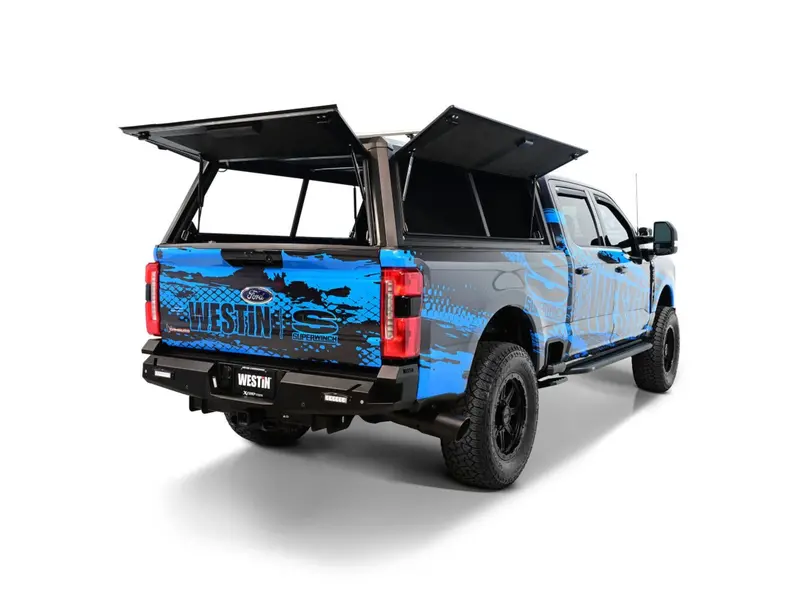 Westin Automotive 2023-2025 Ford F-250 And F-350 Super Duty 6.8Ft Exp Truck Cap - Matte Black 1