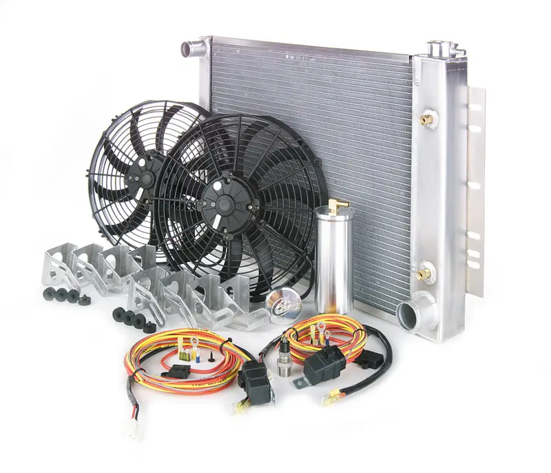 Be Cool Polished Radiator Module – Factory-Fit For 1967–1970 Mustang And Cougar (Auto Trans) 1
