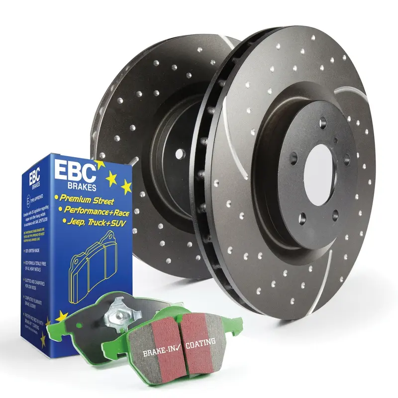 Ebc Brakes S10Kf1453 S10 Kits Greenstuff 2000 And Gd Rotors 1