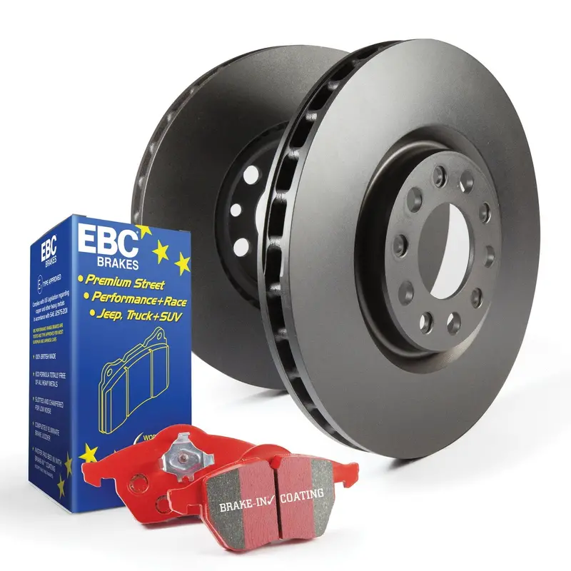 Ebc Brakes S12Kf1810 Performance Brake Kit – Redstuff Pads + Rk Series Drilled Rotors 1