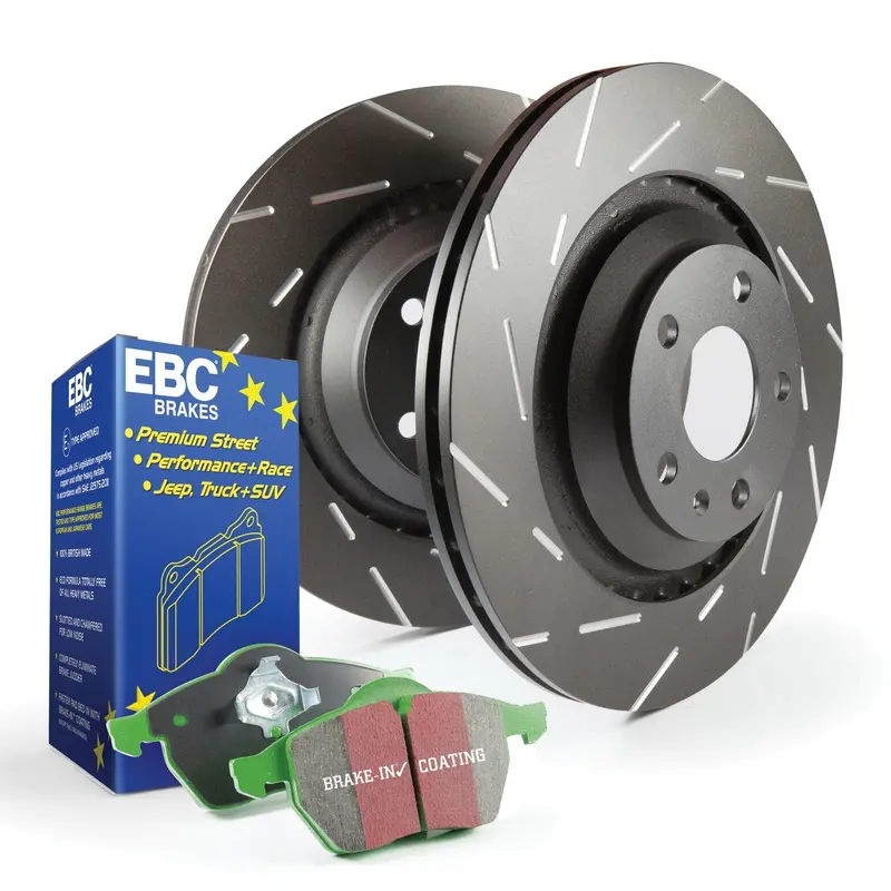 Ebc S2Kf1542 Greenstuff 2000 Pad & Usr Rotor Kit – Balanced Street Performance Package 1