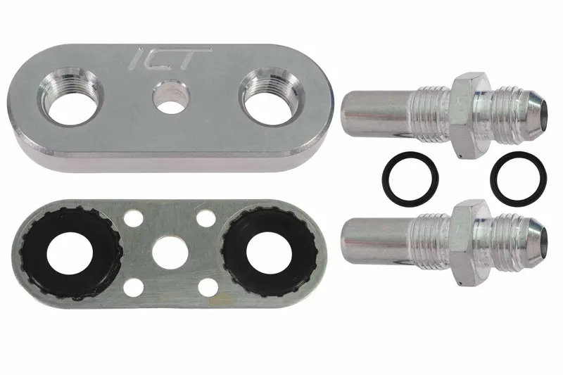 Ict Billet 551121-6An Transmission Cooler Line Adapter For Gm 6L80E, 6L90E & 8L90E Transmissions 1