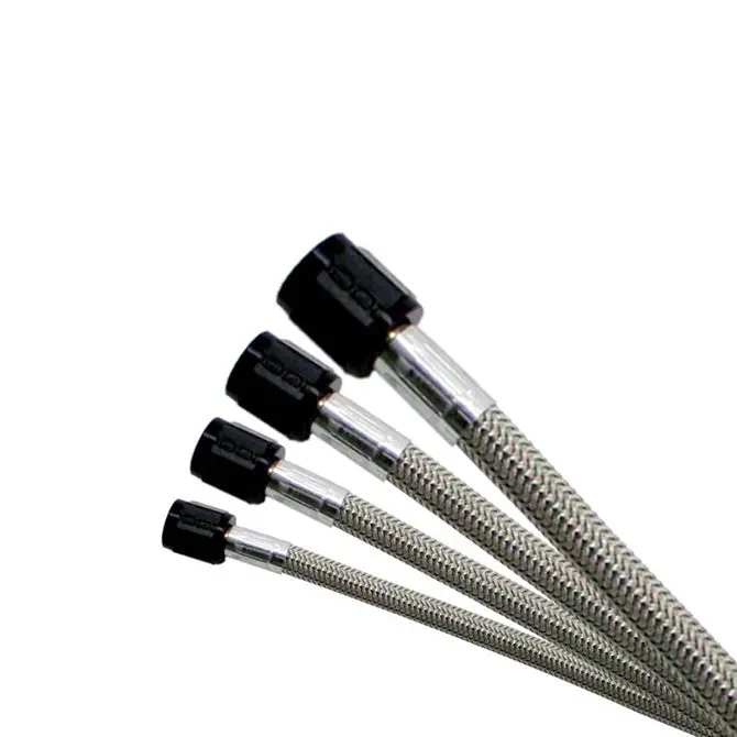 Nitrous Express 3An Stainless Steel Braided Hose – 18-Inch Black (Model 10018) 1