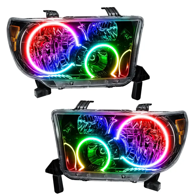 Oracle Lighting 7119-333 Colorshift 2.0 Smd Headlights With Black Bezel 1