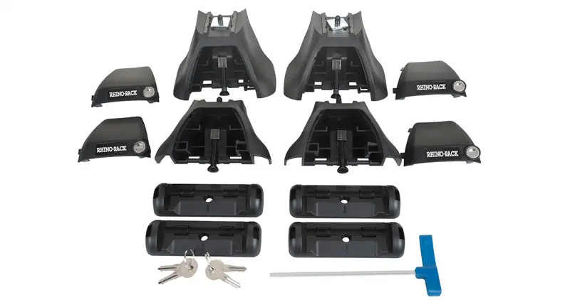 Rhino-Rack Ja9378 Vortex 2500 Roof Rack System – Low-Profile Aero Crossbar Design 1