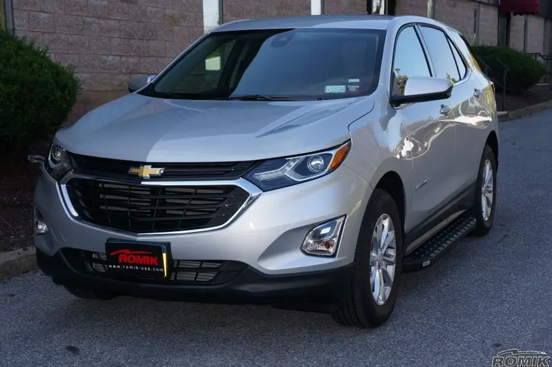 Romik Rec-B Anodized Black Running Boards For 2018–2022 Chevrolet Equinox 1