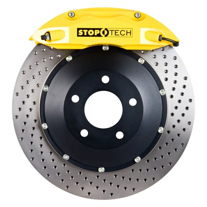 Stoptech 83.305.4700.82 Front Big Brake Kit – Two-Piece Slotted Rotors With Performance Calipers 1